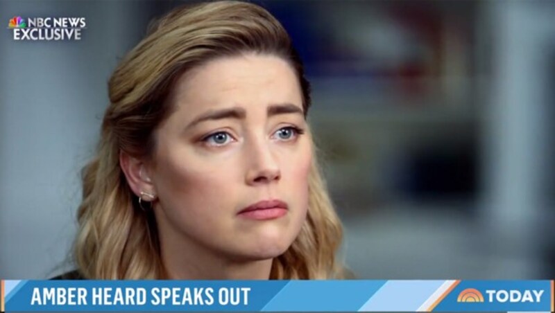 Amber Heard gesteht im Interview: „Ich liebe Johnny Depp.“ (Bild: Screenshot twitter.com/TODAYshow)