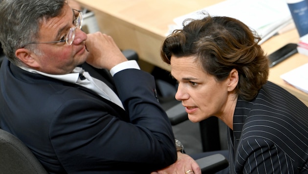 Die ÖVP wirft dem SPÖ-Abgeordneten Jörg Leichtfried destruktive Politik und Pamela Rendi-Wagner Untätigkeit vor. (Bild: APA/ROLAND SCHLAGER)