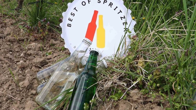 Im Burgenland haben die Spritzerflascherln während Corona richtig an Fahrt aufgenommen. Viele Betriebe haben eigene Mischungen kreiert – das kommt bei den Kunden gut an. (Bild: Judt Reinhard)