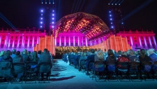 Sommernachtskonzert der Wiener Philharmoniker 2022 bei Schloss Schönbrunn (nicht Teil der Show Factory-Veranstaltungen) (Bild: APA/Tobias Steinmaurer)