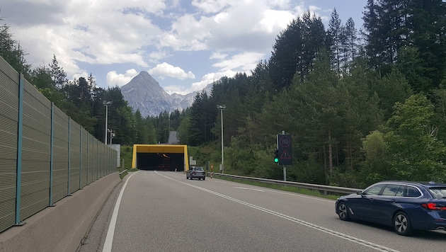 Der Lermooser Tunnel ist vorübergehend außer Betrieb. (Bild: Land Tirol)