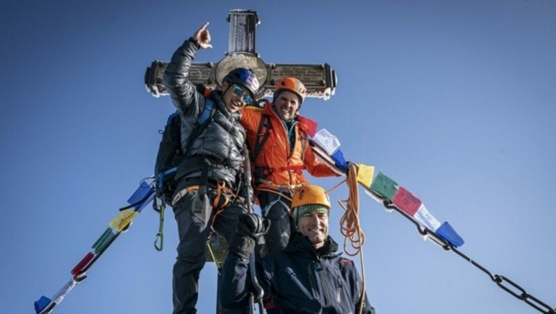 Peter Habeler mit Nims Purja (Bild: Stefan Voitl)