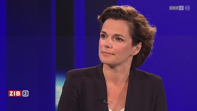 SPÖ-Chefin Pamela Rendi-Wagner in der „ZiB 2“ (Bild: ORF)