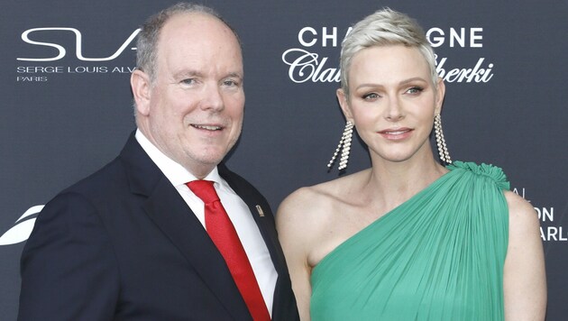 Fürst Albert und seine Charlene bei der Eröffnung des Fernsehpreises von Monte-Carlo (Bild: www.viennareport.at)