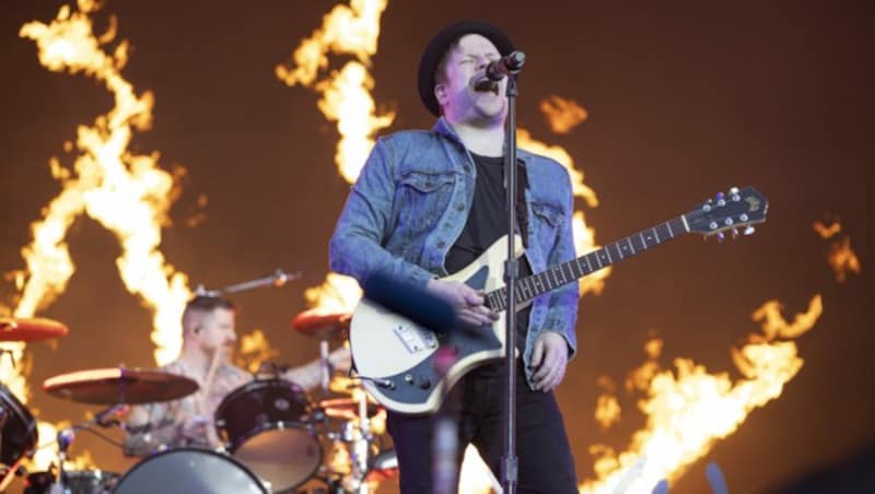 Sänger Patrick Stump von der Band Fall Out Boy (Bild: APA/TOBIAS STEINMAURER)