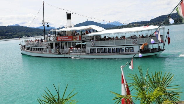 Das Dampfschiff Thalia ist ein Prunkstück am Wörthersee; es verlangt spezielle Ausbildung. (Bild: Rojsek-Wiedergut Uta)