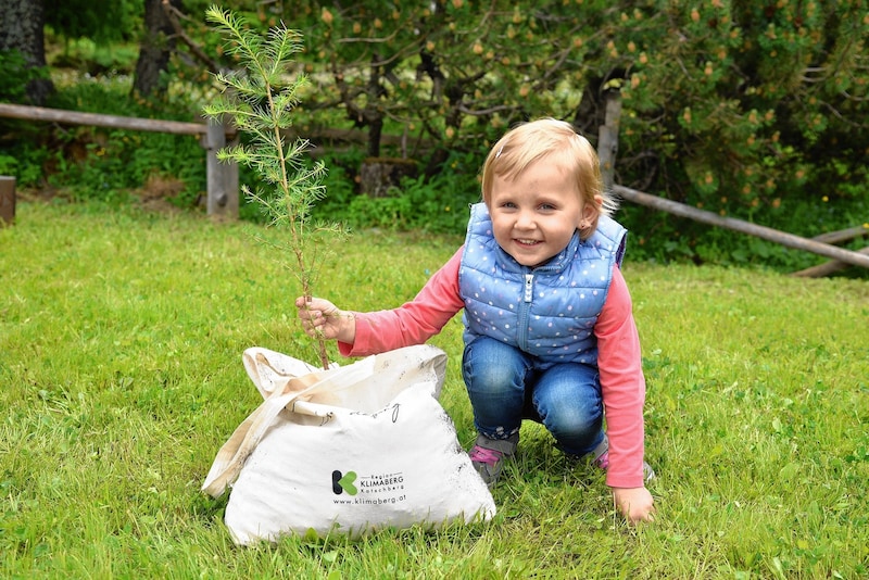 Ob klein oder groß - jeder Urlauber kann einen eigenen Baum pflanzen und ihm einen Namen geben (Bild: ROLAND_HOLITZKY)