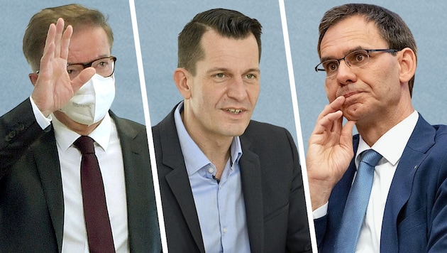 (Bild: Krone KREATIV, APA/Dietmar Stiplovsek/APA/HANS PUNZ/Roland Schlager)