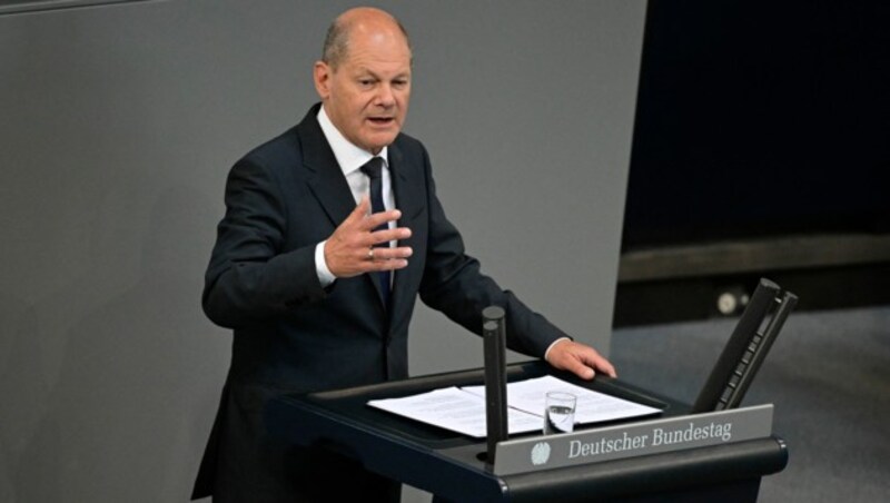 Deutschlands Bundeskanzler Olaf Scholz (SPD) (Bild: AFP)