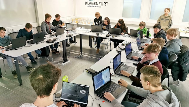 Der Kurs wird schon gut angenommen (Bild: ZVG/Junioruni.at)