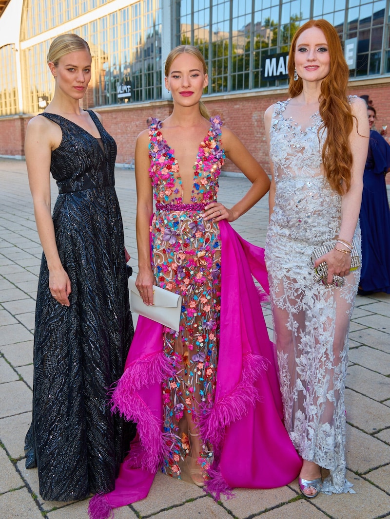 Larissa Marolt, Valerie Huber und Barbara Meier (Bild: Starpix / picturedesk.com)