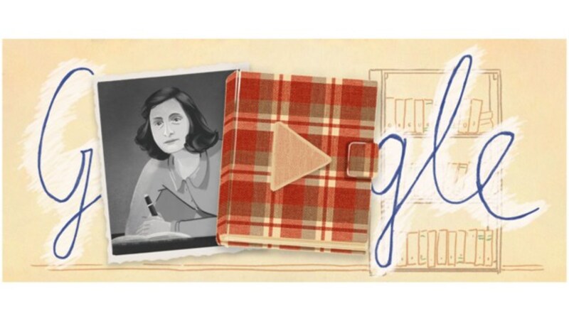 Google erzählt die Geschichte der Anne Frank mit Zitaten, Illustrationen und Originalfotos. (Bild: Google)