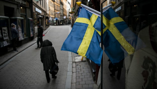 Vielen Schweden machen derzeit massive Hustenanfälle zu schaffen. (Bild: AFP/Jonathan NACKSTRAND)