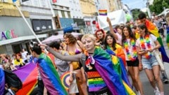 Nach der Pride gab es unschöne Szenen. (Bild: Alexander Schwarzl)