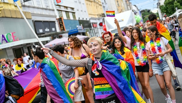 LGBTIQ* ist nicht nur die Linzpride (o.) und das Feiern von Diversity, sondern weiterhin ein gesellschaftliches Reizthema. Ein Kompetenzzentrum soll Abhilfe schaffen. (Bild: Alexander Schwarzl)