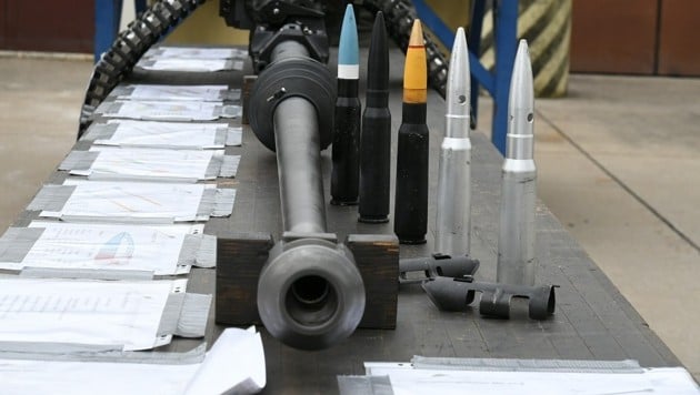 El arma principal del Ulan es un cañón de 30 mm que puede disparar diferentes tipos de munición.  (Imagen: P. Huber)