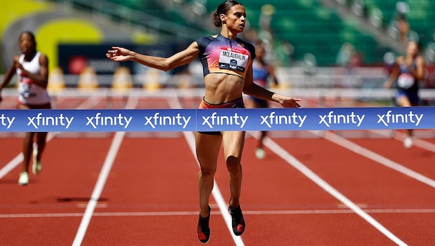 Sydney McLaughlin (Bild: APA/Getty Images via AFP/GETTY IMAGES/Steph Chambers)