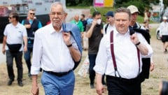 Bürgermeister Michael Ludwig, Bundespräsident Alexander Van der Bellen (Bild: APA/FLORIAN WIESER)