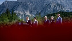 Die G7-Staaten nehmen Hunderte Milliarden Dollar in die Hand. (Bild: AFP/Brendan Smialowski)