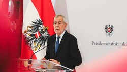 Titelverteidiger und haushoher Favorit: Bundespräsident Alexander Van der Bellen (Bild: GEPA pictures/ Daniel Goetzhaber)