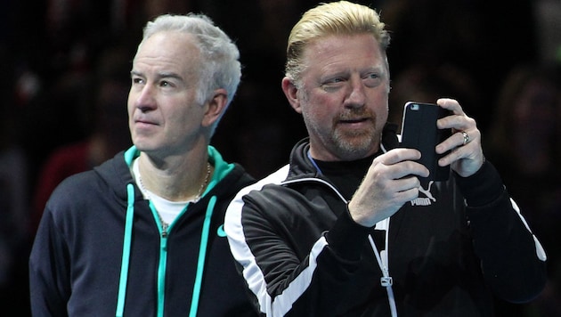 John McEnroe (li.) und Boris Becker im Jahr 2015 (Bild: GEPA pictures)