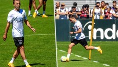 Mario Götze bei seinem ersten Training für Eintracht Frankfurt (Bild: EPA)