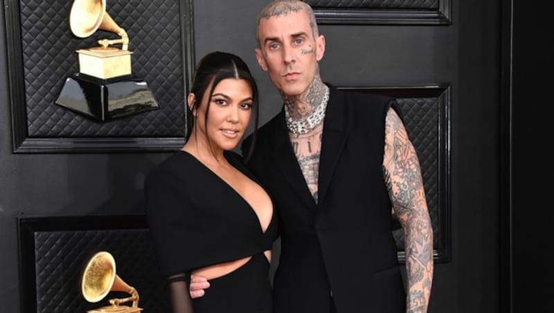 Kourtney Kardashian und Travis Barker (Bild: Jordan Strauss/Invision/AP)