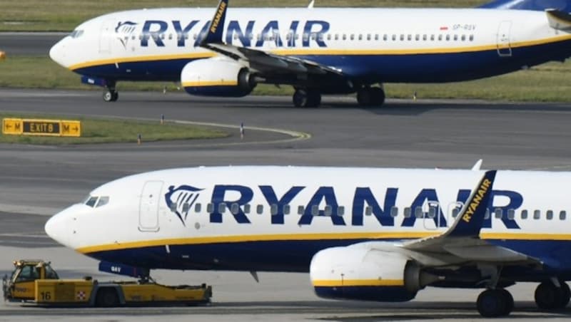 Ryanair- Flugzeuge (Bild: P. Huber)