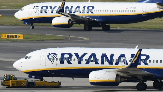 Ryanair- Flugzeuge (Bild: P. Huber)
