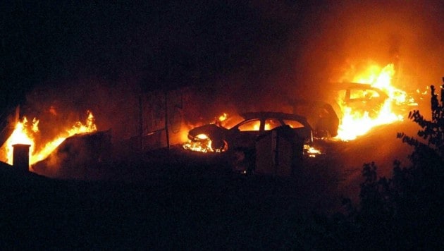 La explosión del vagón de gas desencadenó un infierno.  (Imagen: AFP)