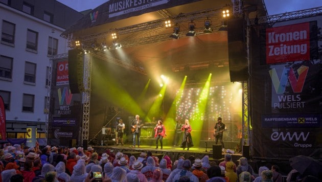 Die Seer hatten einen starken Auftritt beim MusikfestiWels (Bild: Rene Hauser)