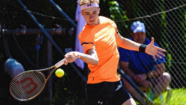 Lukas Neumayer ist neuer Tennis-Staatsmeister. (Bild: Mario Urbantschitsch )