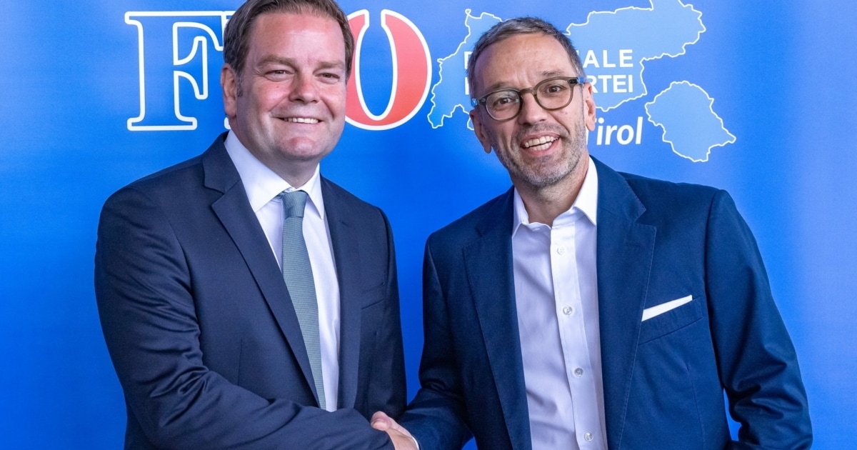 Provokation Aus Tirol - FPÖ: Dank Van Der Bellen Schritt Zu Kanzler ...