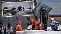 George Russell eilte seinem F1-Kollegen zu Hilfe. (Bild: APA/AFP/Ben Stansall)