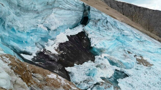 Aufgrund des Klimawandels ist die Gefahr für Gletscherbrüche massiv gestiegen. (Bild: AP)