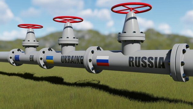Noch immer fließt Gas aus Russland über die Ukraine in die EU - erhebliche Mengen werden von Österreich gekauft. (Bild: stock.adobe.com)