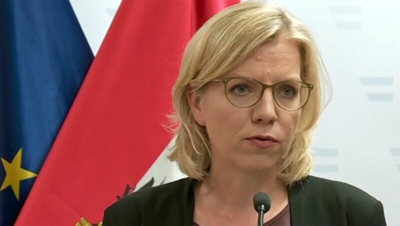 Energieministerin Leonore Gewessler: „Ich kann nicht prognostizieren, wie sich Wladimir Putin verhält.“ (Bild: Screenshot tvthek.orf.at)