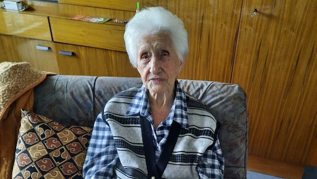 Maria K. lebte bis nach ihrem 100. Geburtstag allein in ihrer Wohnung in Freistadt. Jetzt braucht sie einen Heimplatz. (Bild: zVg)
