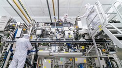 Reinraum des niederländischen Industrieausrüsters ASML