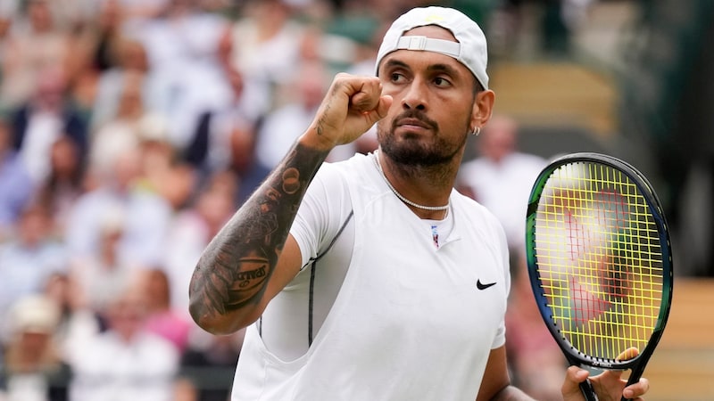 Auch Tennis-Rüpel Nick Kyrgios ist auf OnlyFans. (Bild: The Associated Press)