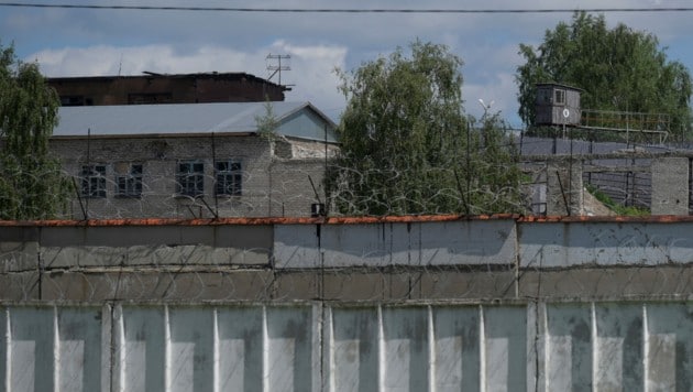 Die Strafkolonie IK-6 in der Nähe des Dorfes Melechowo außerhalb der Stadt Wladimir, etwa 250 Kilometer von Moskau entfernt. (Bild: AFP)