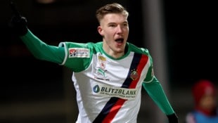 Benjamin Kanuric (hier im Jahr 2022 im Dress von Rapid II)