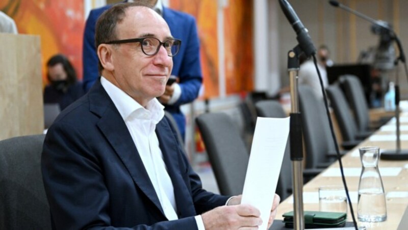 Sozial- und Gesundheitsminister Johannes Rauch (Grüne) im Rahmen der Sitzung des Nationalrates im Parlamentsausweichquartier in der Wiener Hofburg am Donnerstag (Bild: APA/ROLAND SCHLAGER)