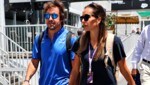 Fernando Alonso und Andrea Schlager beim Rennen in Baku (Bild: GEPA )