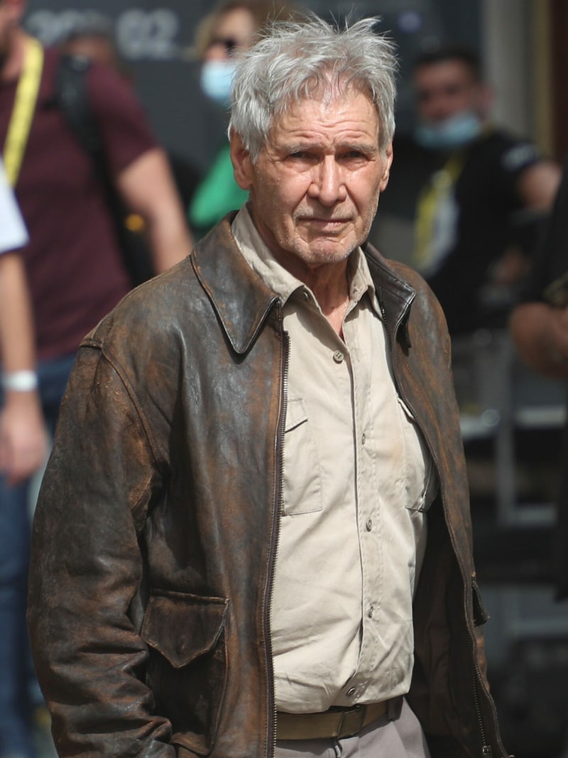 Harrison Ford in Cefalù vor dem Dreh einiger Szenen für den für 2023 angekündigten „Indiana Jones“-Film (Bild: Sicily1 / PA / picturedesk.com)