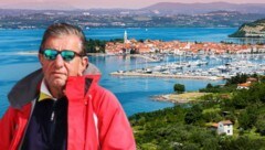 Der passionierte Segler Josef „Sepp“ H. starb am Donnerstagabend bei einem Unfall im Hafen von Izola (Slowenien). (Bild: Krone KREATIV, Yachtclub Braunau Simbach, Dusan Zidar - stock.adobe.com)