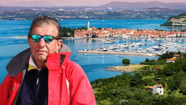 Der passionierte Segler Josef „Sepp“ H. starb am Donnerstagabend bei einem Unfall im Hafen von Izola (Slowenien). (Bild: Krone KREATIV, Yachtclub Braunau Simbach, Dusan Zidar - stock.adobe.com)