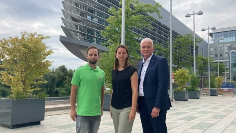 Lachmayr, Suchan-Mayr und Schnabl: „Zurück zum Start!“ (Bild: SPNÖ)