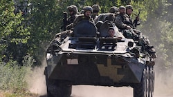 Ukrainische Soldaten (Bild: AFP)