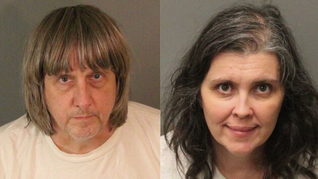 Horror-Eltern: David Turpin (57) und seine Frau Louise (49) Turpin (Bild: Uncredited)